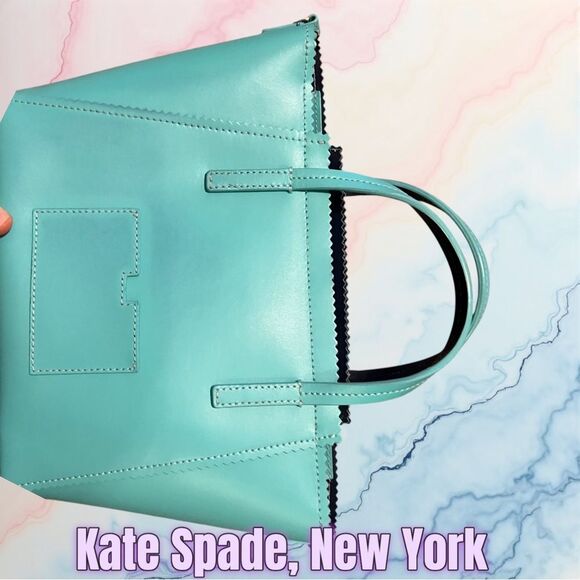 Preowned Kate Spade New York Ivy Drive Loryn Small Tote – Turquoise Blue - Picture 11 of 11